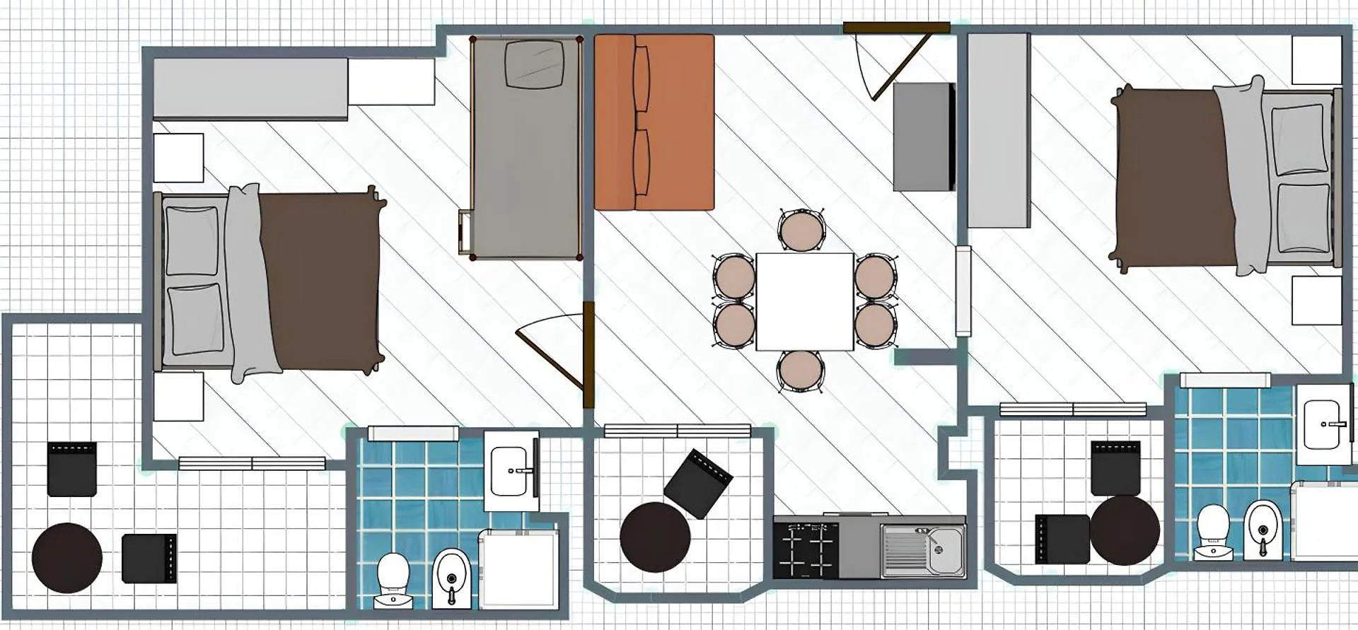 *** מלון דירות קאטוליקה Residence Le Vele איטליה